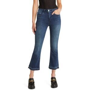 Frame 'Le' Blue Crop Mini Bootcut Release Hem Denim Jeans Size 29